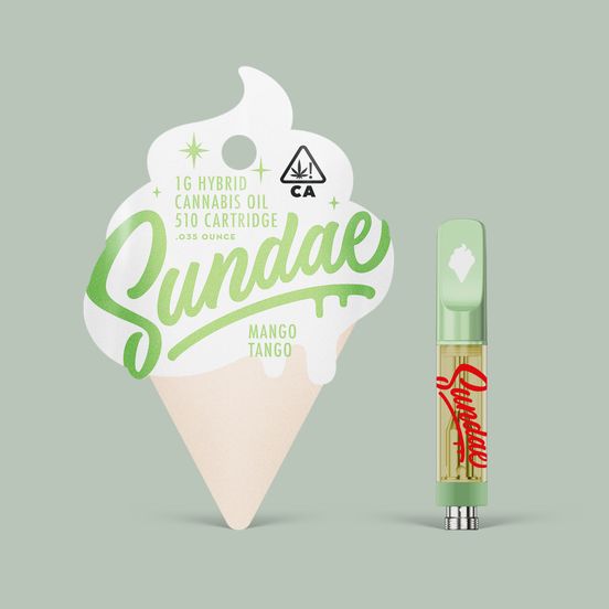 Photograph of product: Sundae - Mango Tango Cartridge 1g - 