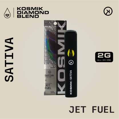Photograph of product: Kosmik | Jet Fuel Liquid Diamond Blend Disposable | 2.0g