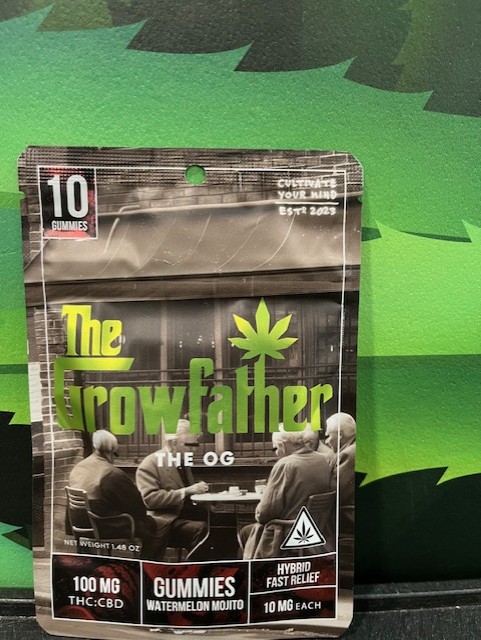 Photograph of product: Fast relief Watermelon Mojito - TH-oui:CBD Pectin Gummies - 10pk/100mg