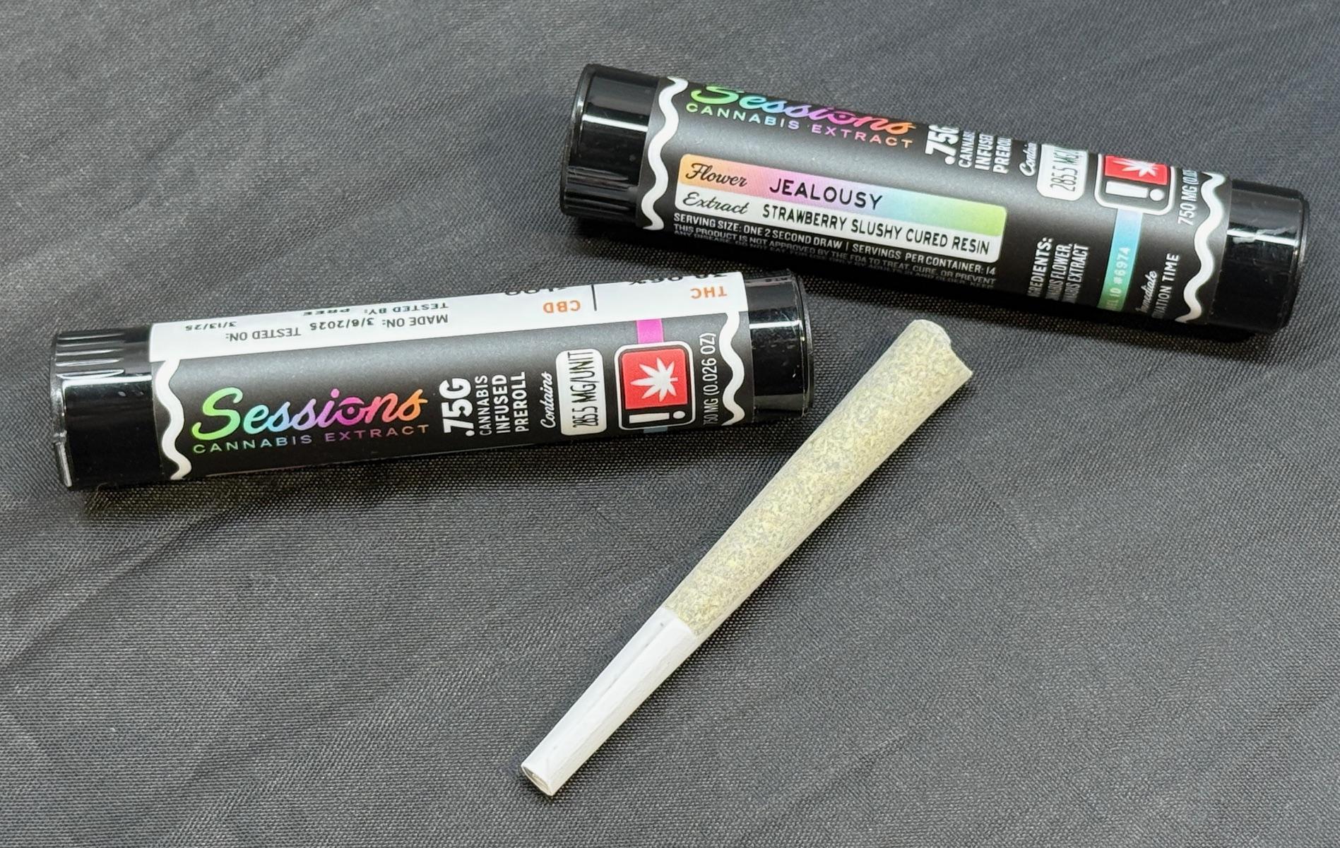 Photograph of product: Jealousy/Strawberry Slushy Infused Joint (Sessions)