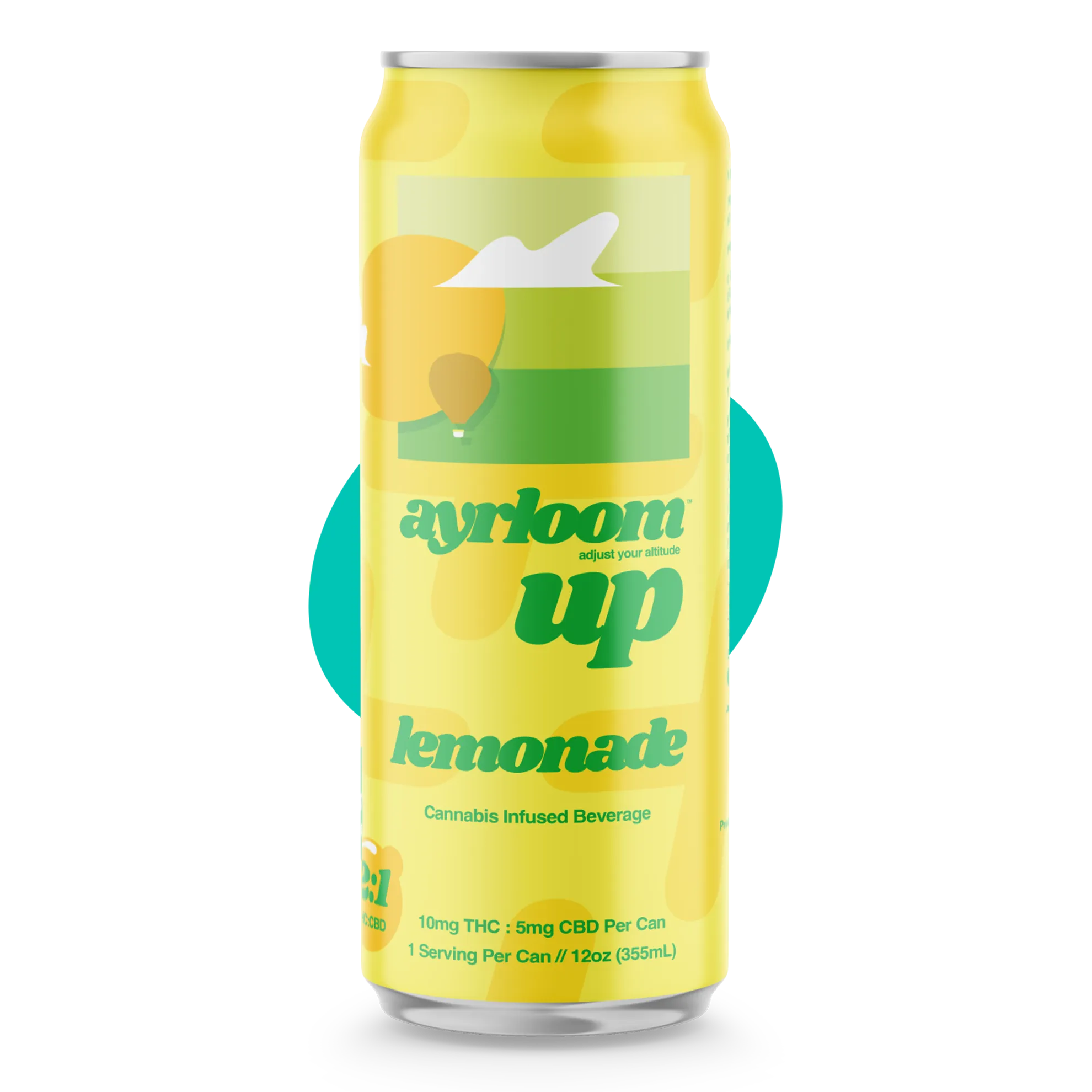 Photograph of product: Ayrloom | UP Root Beer 2:1 (TH-oui:CBD) Single Can 12oz, 10mg