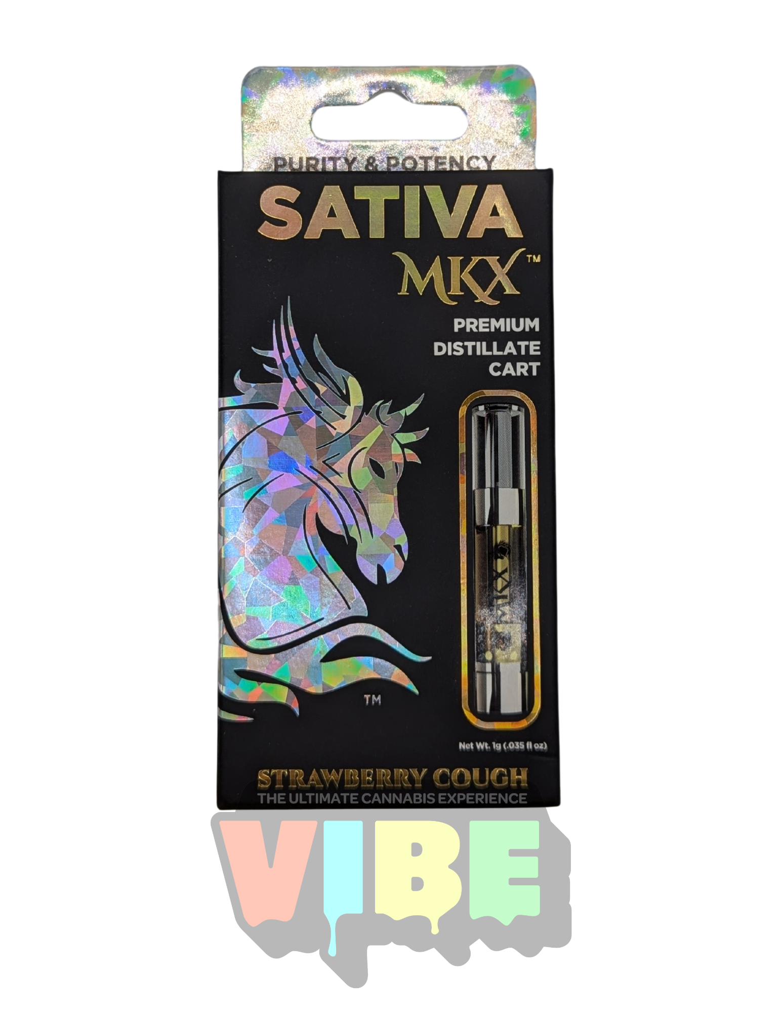 Photograph of product: MKX | Strawberry Cough Vape Cart | REC