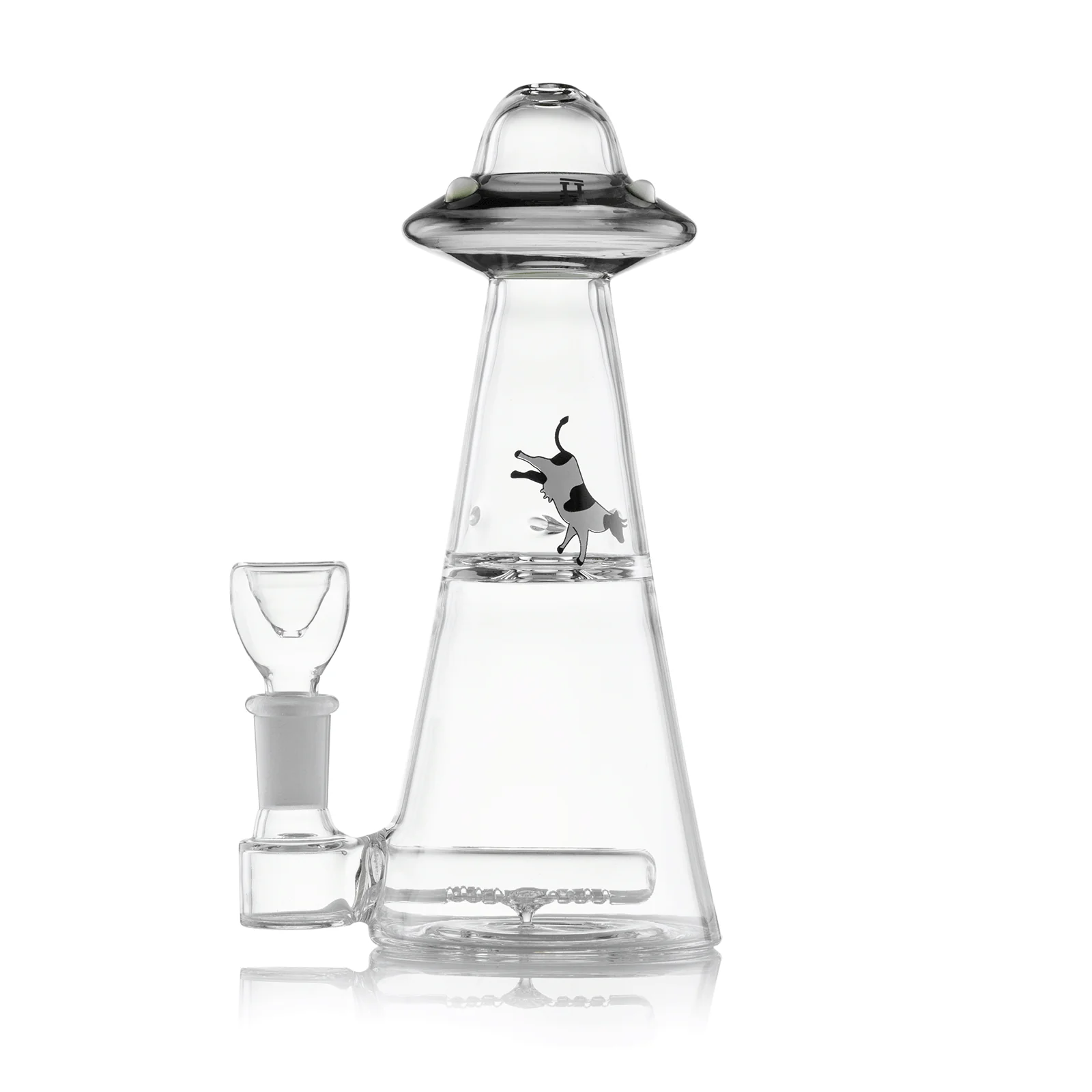Photograph of product: Hemper | UFO Vortex | Black | Bong