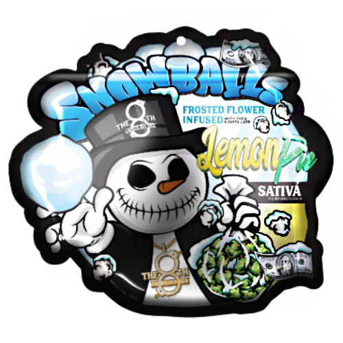 Photograph of product: The 8th by White Boy Rick Lemon Pie Snowballs Pre-Packed 3.5g