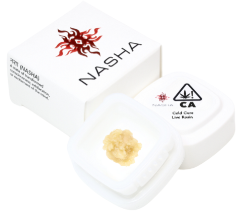 Photograph of product: Nasha Madd Fruit Hybrid Cold Cure Live Rosin