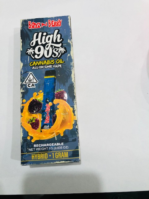 Photograph of product: BOYZ N BERRY 1G ALL IN ONE - 1 G