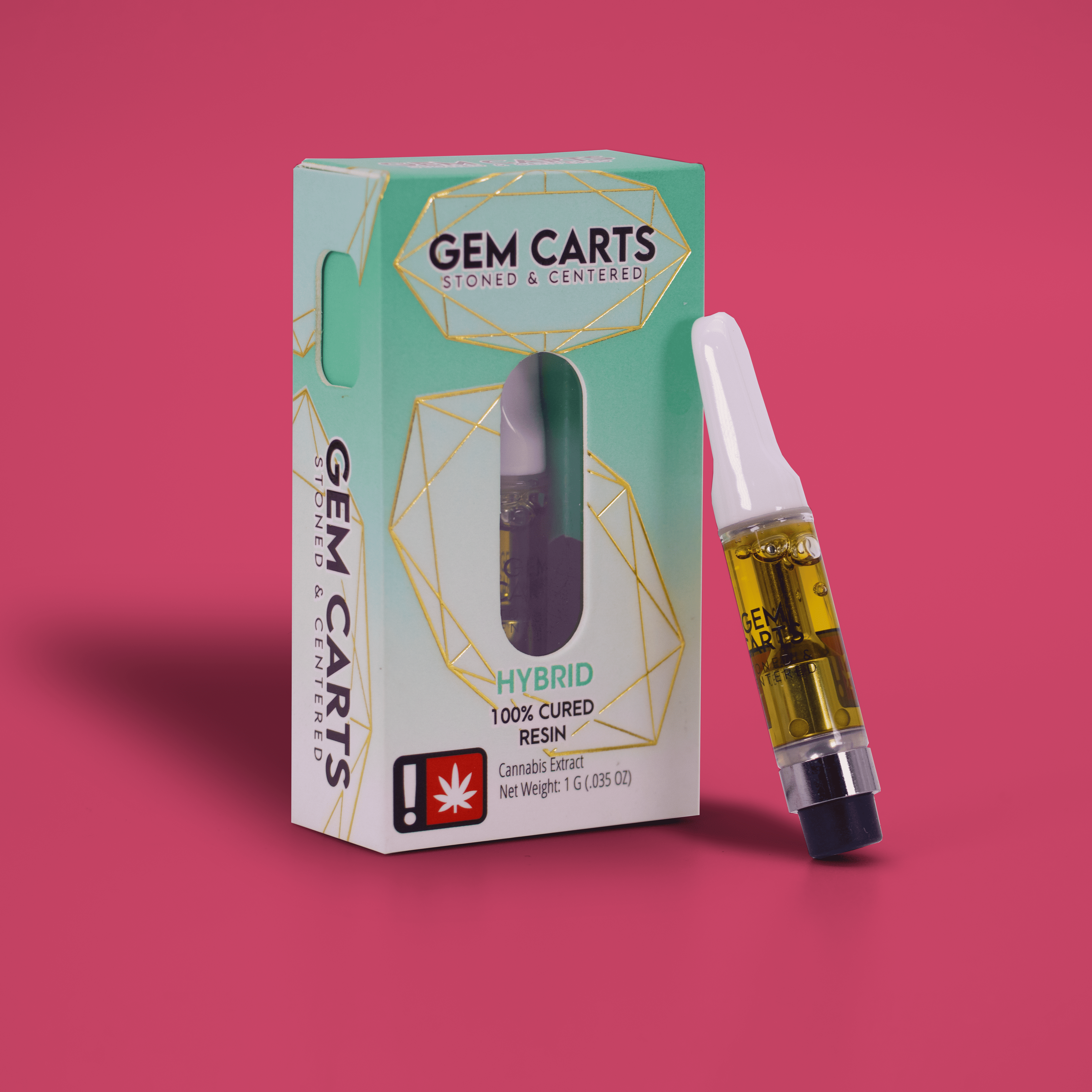 Photograph of product: Gem Carts - Gov-O-Nana Fritter - 1g Cart