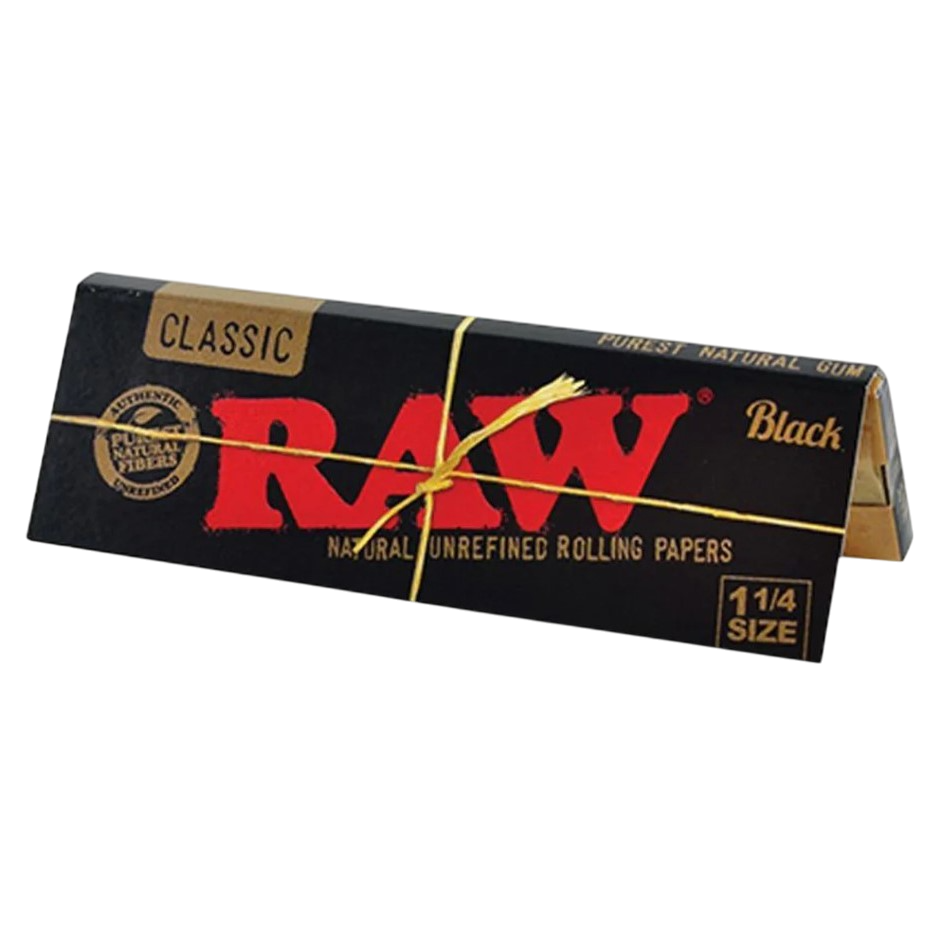 Photograph of product: RAW Classic Black 1-1/4"