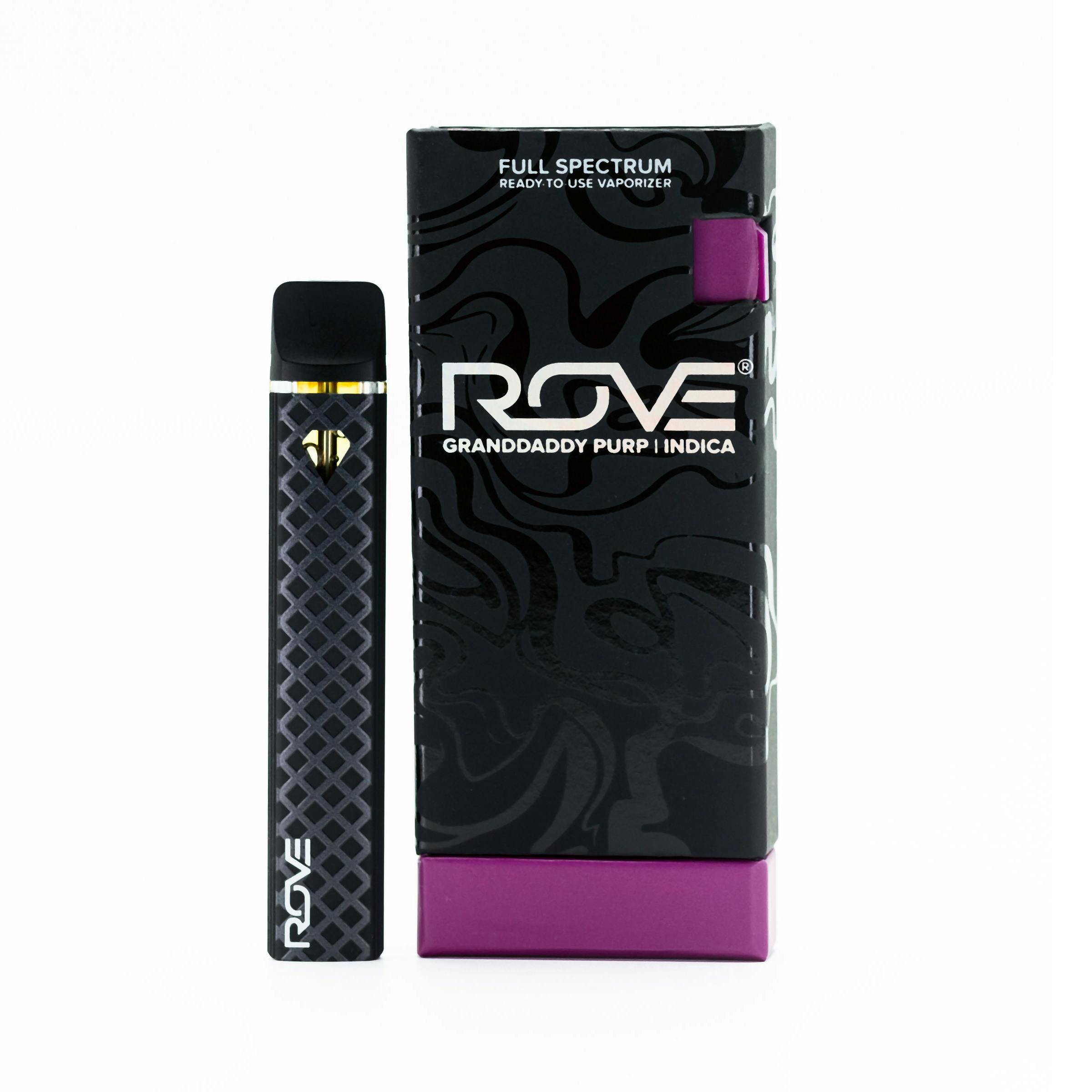 Photograph of product: Rove Granddaddy Purp (I) Ready To Use Live Resin Diamond Vape 1g