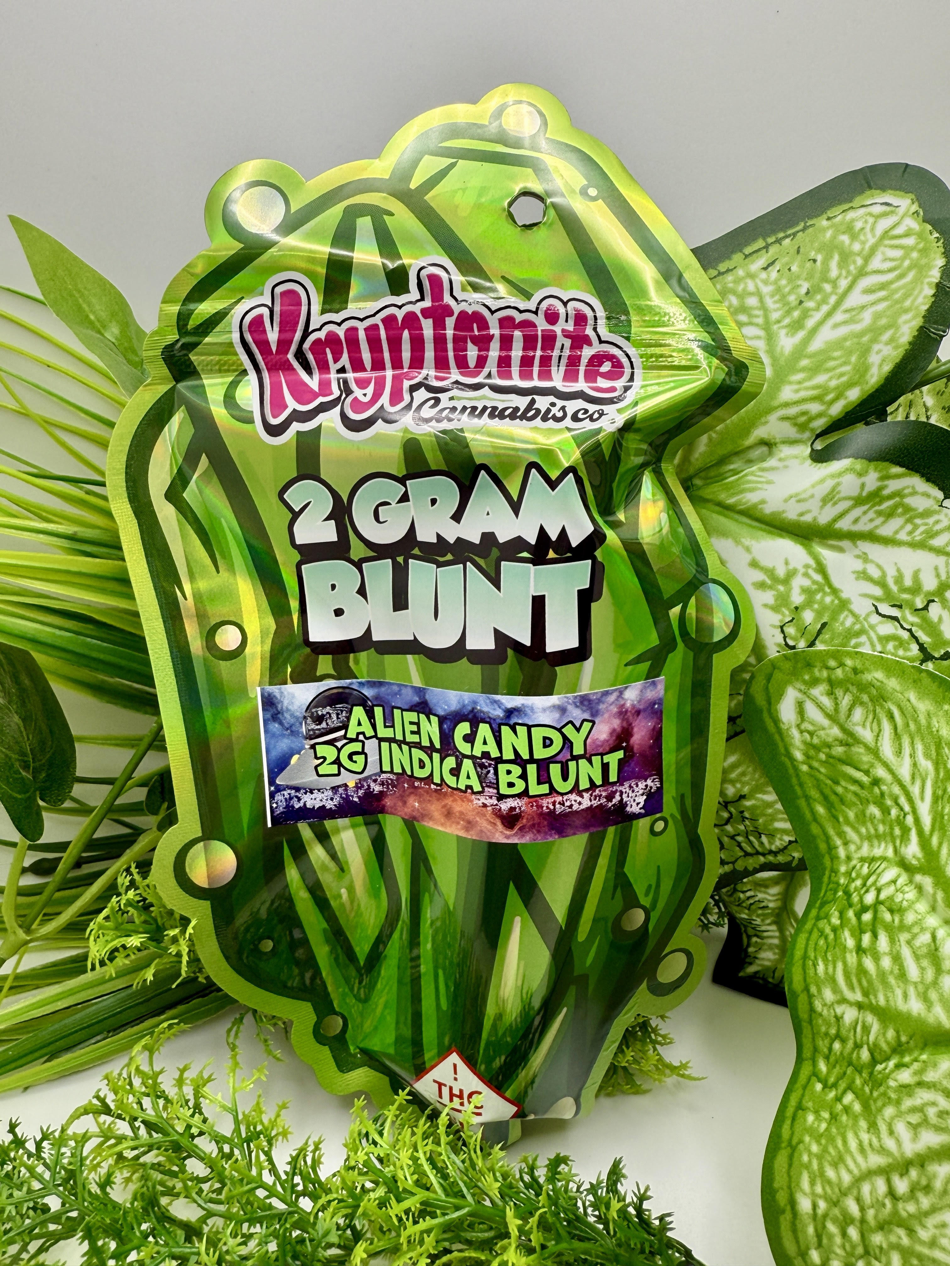 Photograph of product: Kryptonite - Alien Candy - Glass Tip Blunt - 2g
