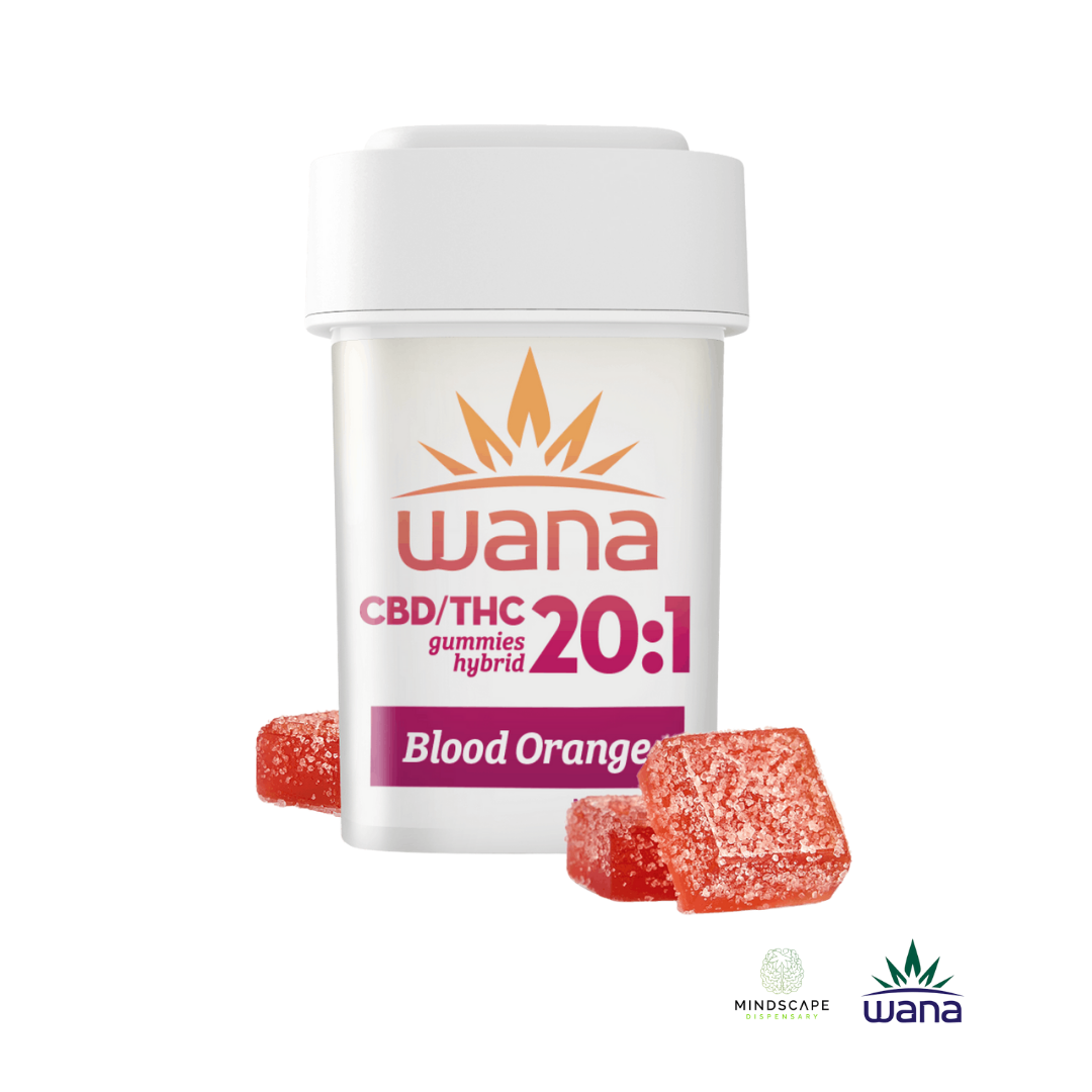 Photograph of product: Wana Blood Orange Gummies