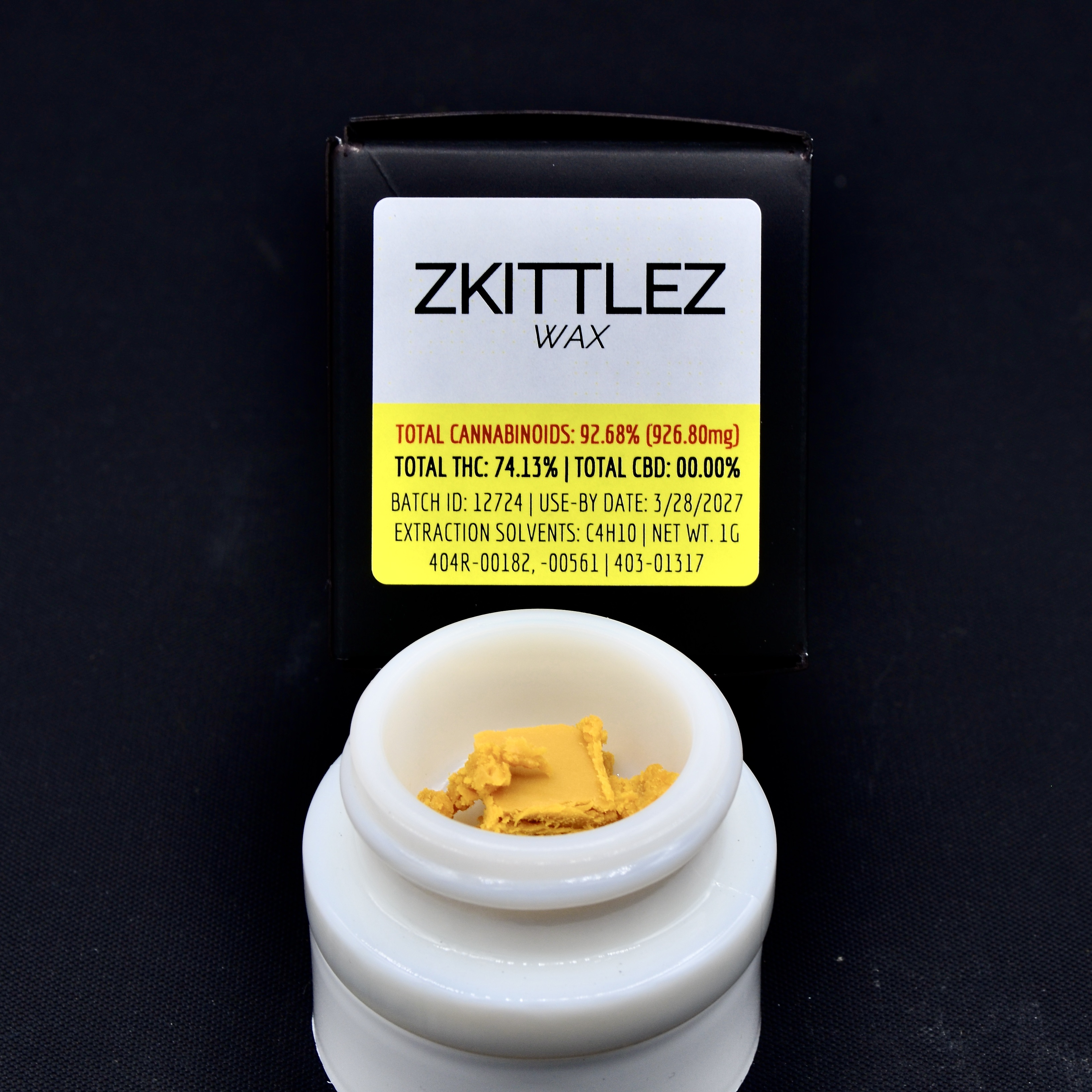 Photograph of product: Zkittlez Wax by Greenfields by Nomad