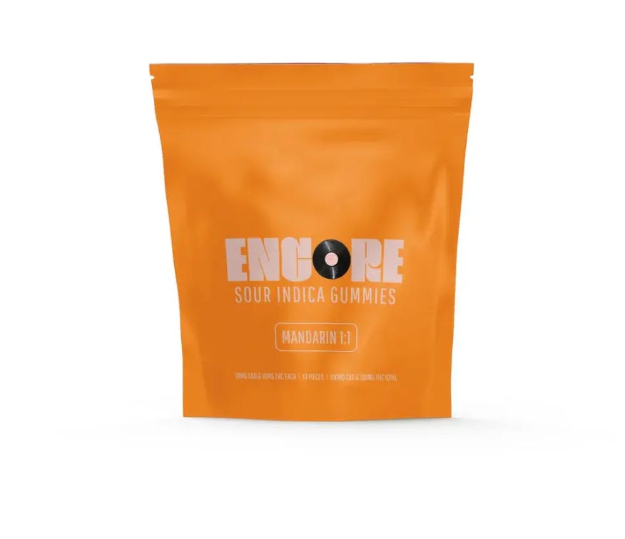 Photograph of product: MANDARIN | 1:1 CBD:TH-oui | 10-PACK