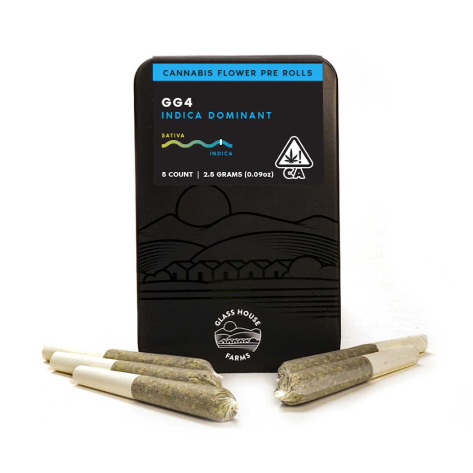 Photograph of product: GG4 Pre-Roll 5-Pack 2.5g