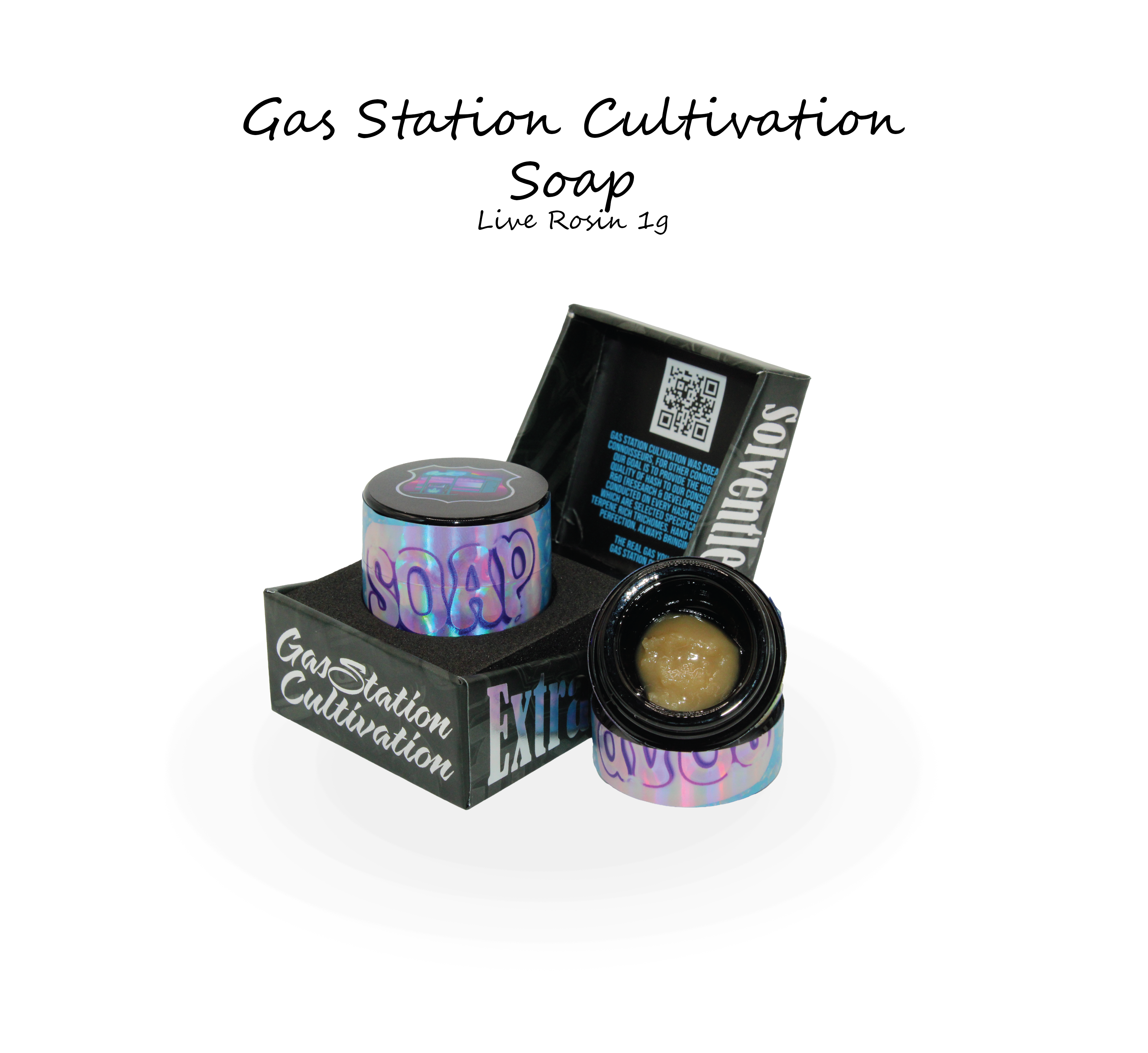 Photograph of product: Gas Station | Soap | 1g Live Rosin (Tier 1)