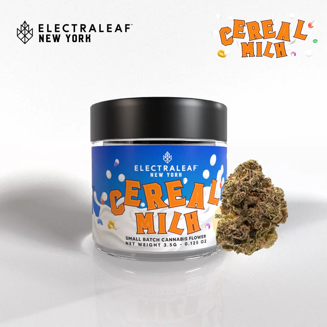 Photograph of product: Electraleaf NY - Cereal Milk - GreenHouse Flower - 3.5g