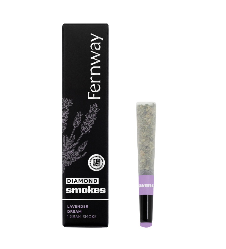 Photograph of product: Fernway Lavender Dream 1g Diamond Infused Preroll