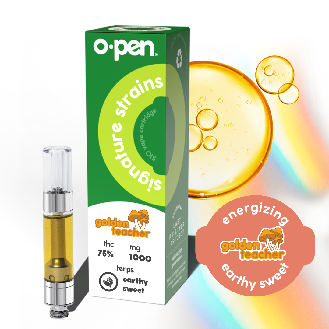 Photograph of product: O.pen Live Resin 1000mg(S)-Golden Teacher