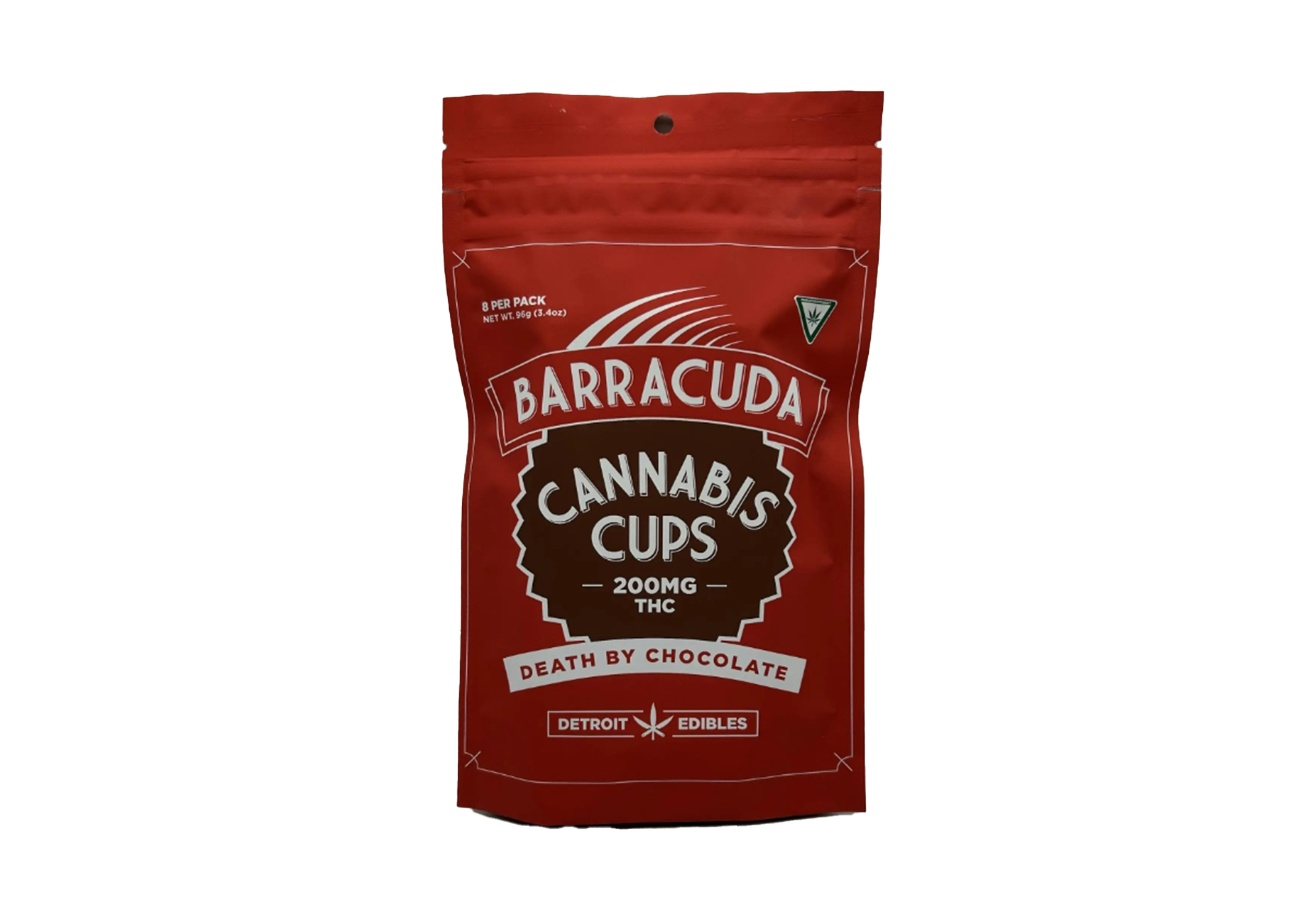 Photograph of product: Barracuda - 200mg Cups - Death by Chocolate