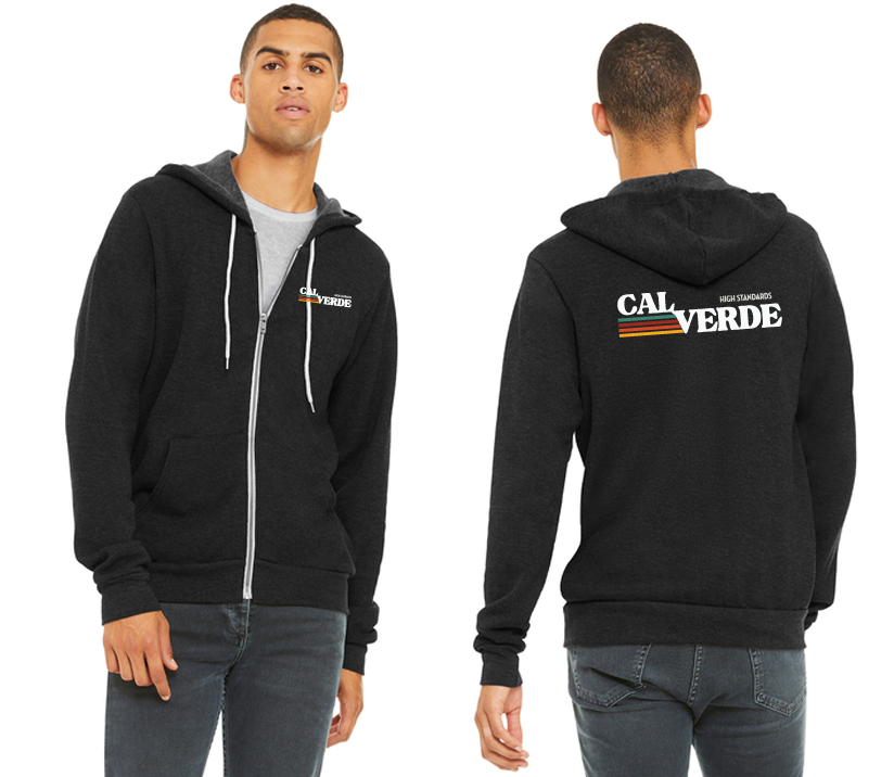 Photograph of product: Cal Verde Limited Edition Retro Logo Zip-Up Hoodie - XXXL
