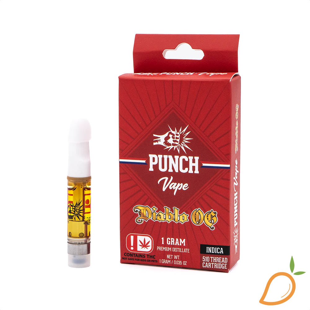 Photograph of product: 1g Diablo OG Vape Punch Extracts