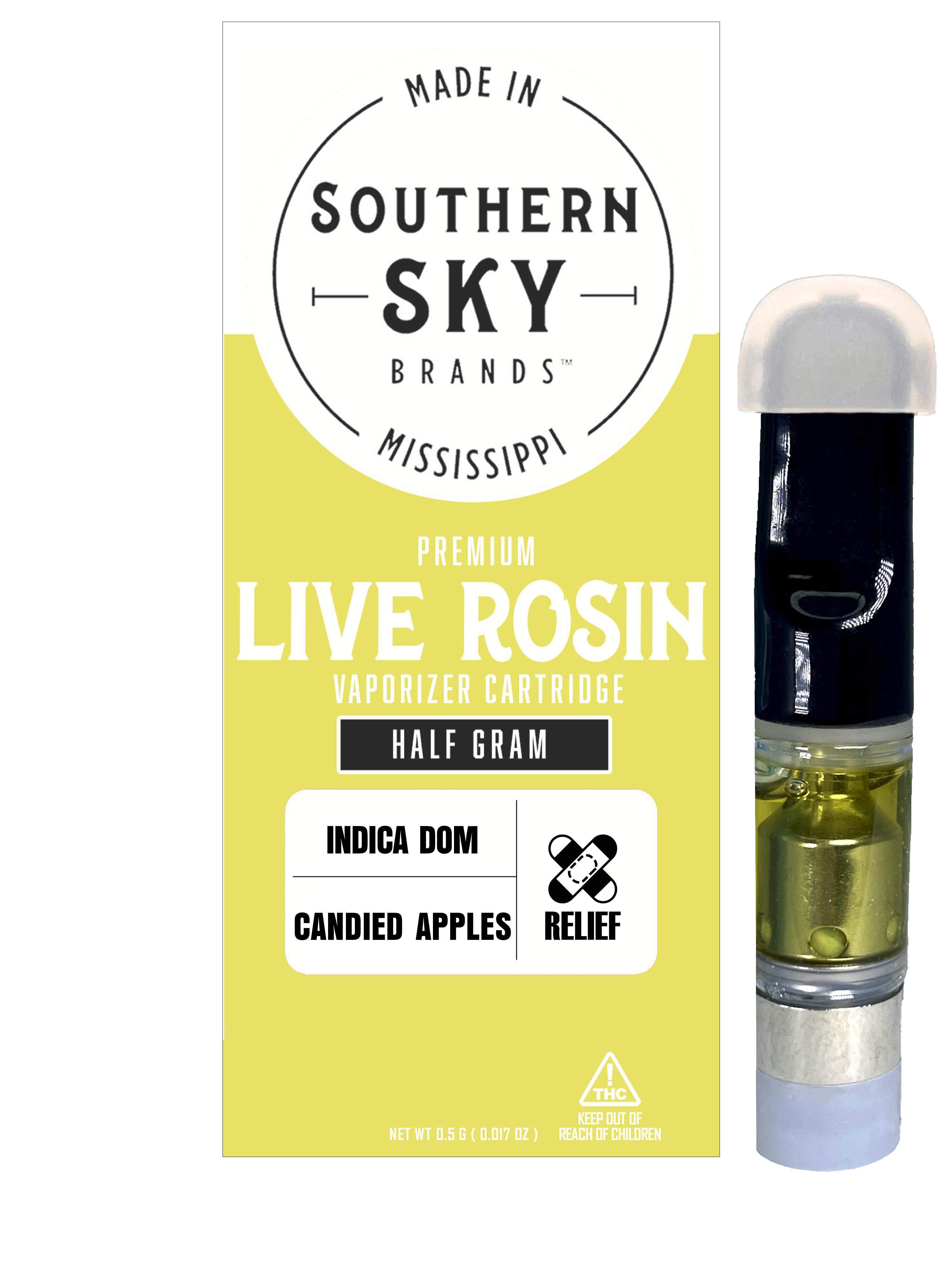 Photograph of product: Candied Apples | Live Rosin Cartridge