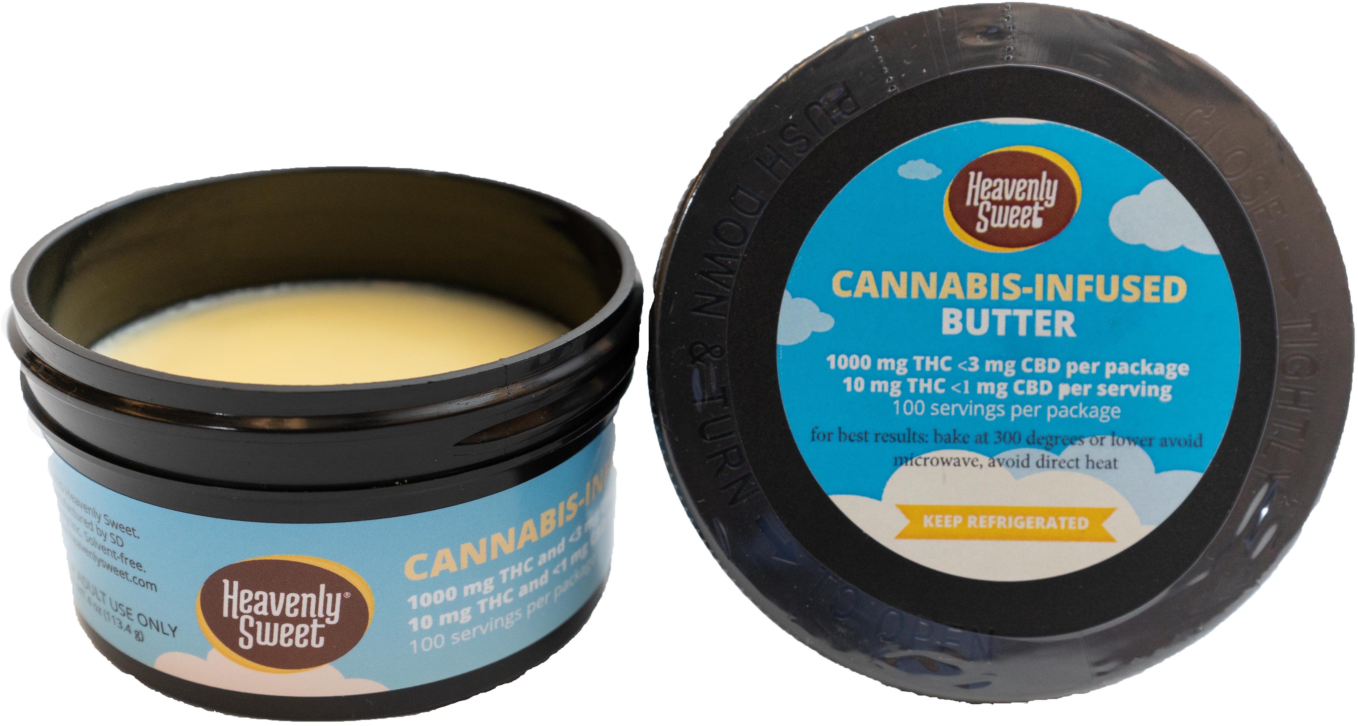 Photograph of product: Cannabutter - 4oz - 1000mg