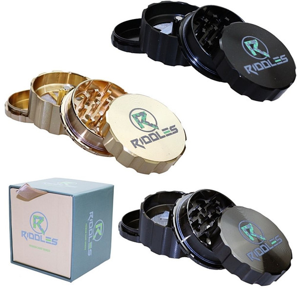 Photograph of product: Grinder - Riddles 55mm OG 4-piece Grinder