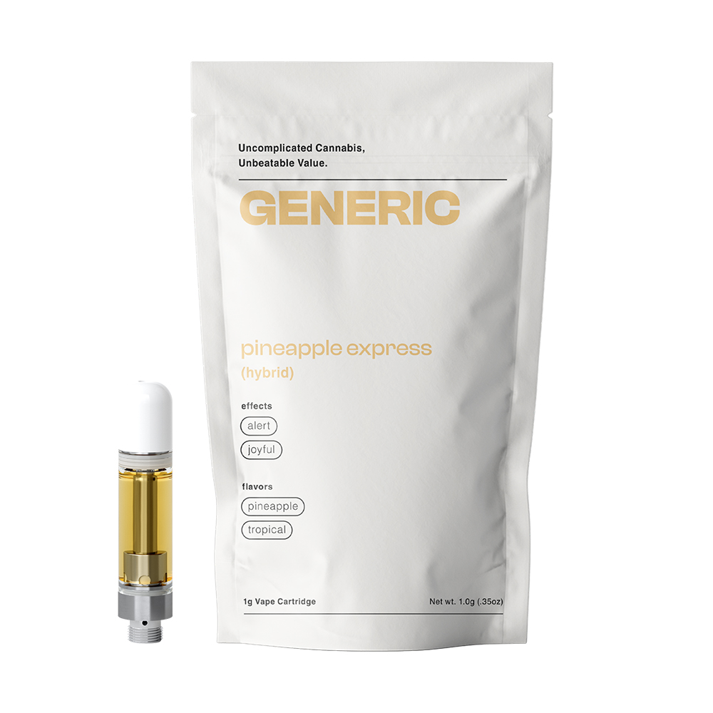 Photograph of product: GENERIC Cart 1000mg: Pineapple Express