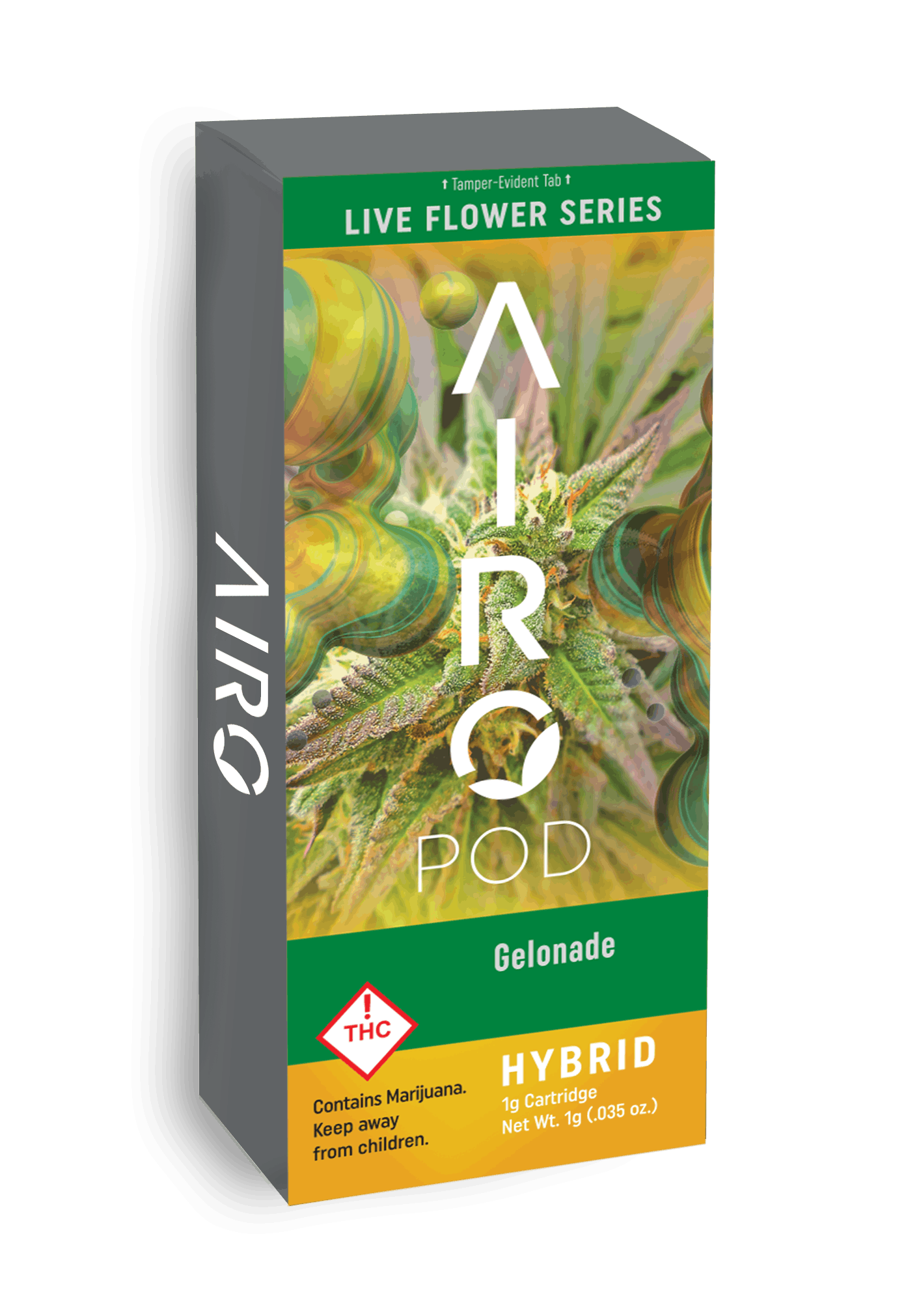 Photograph of product: AiroPro Gelonade Live Flower Series 1000mg Cartridge (Hybrid)