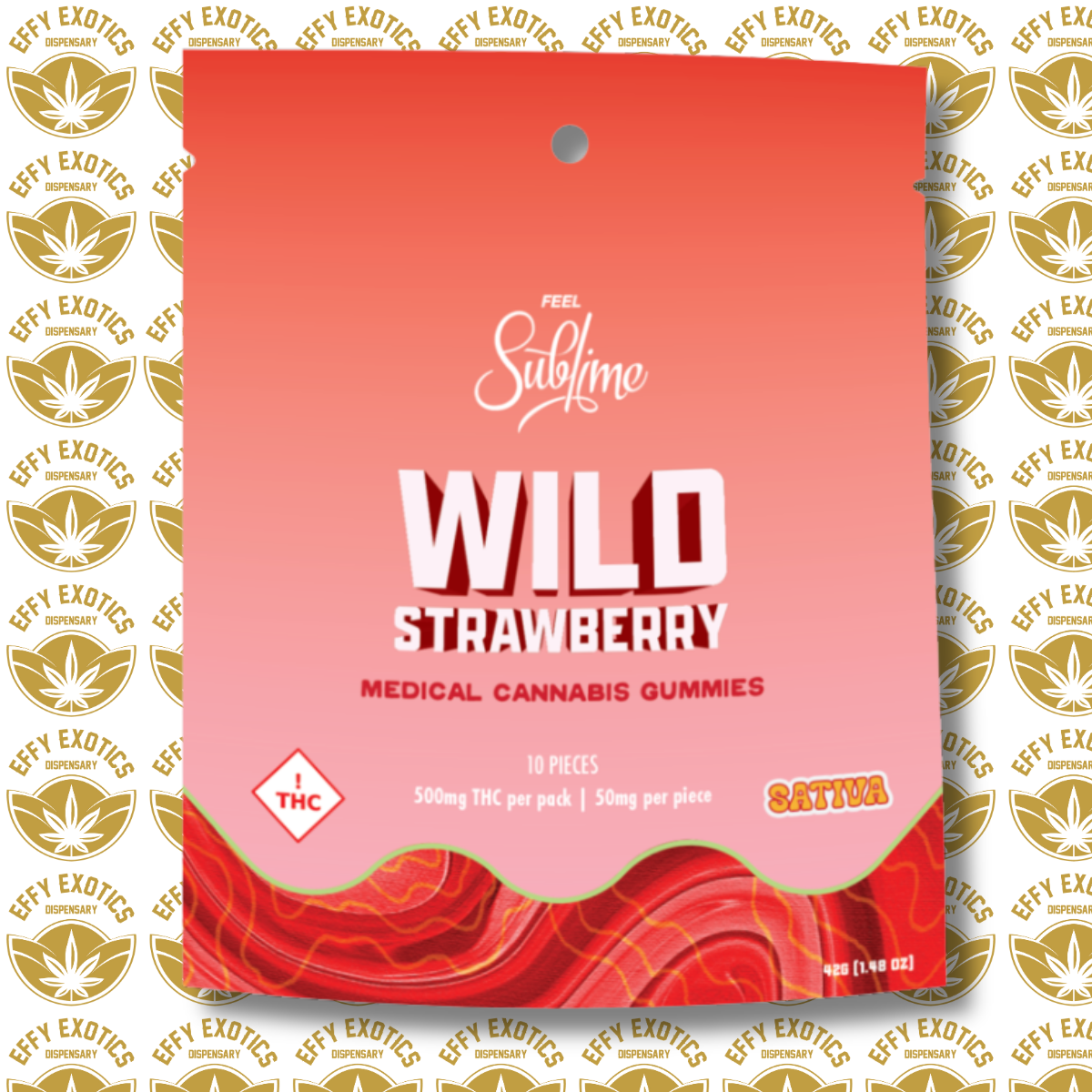 Photograph of product: Sublime - SL Wild Strawberry Gummies
