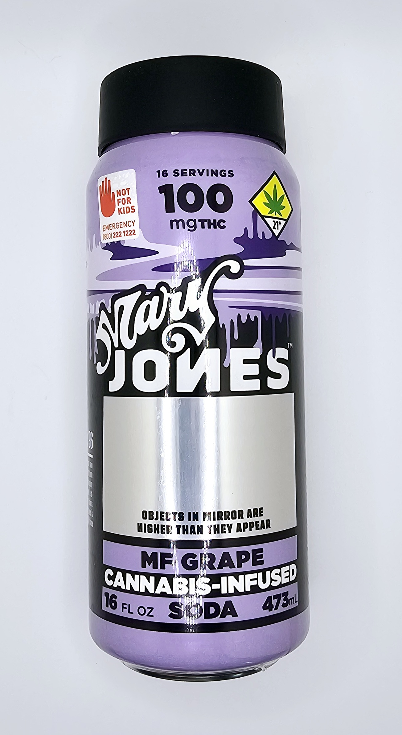 Photograph of product: Mary Jones - MF Grape Soda - 100mg TH-oui - Liquid Edible