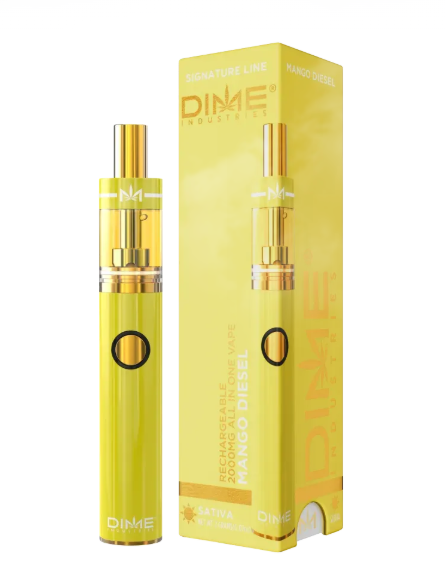 Photograph of product: Dime | Mango Diesel | AIO Vape Pen | 2g