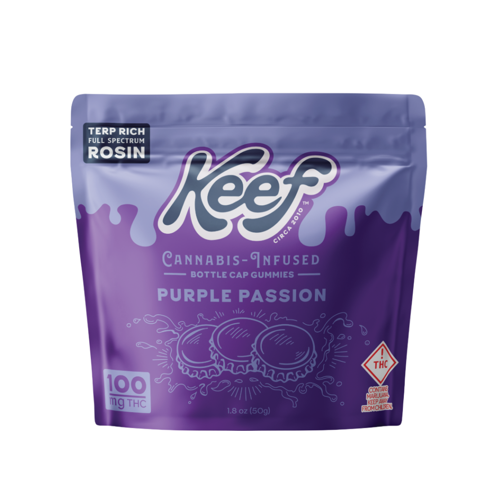 Photograph of product: Purple Passion Gummies 100mg
