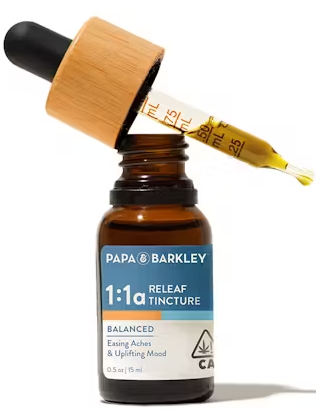 Photograph of product: Releaf - 450MG 1:1 CBD:TH-oui Tincture 15ML