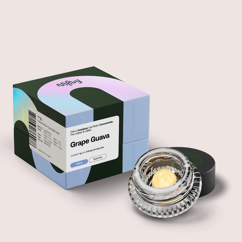 Photograph of product: MFNY | Grape Guava | Live Resin Badder | Concentrate | Oui'd