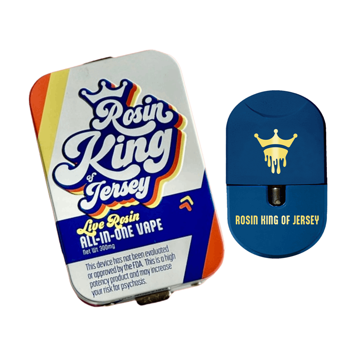 Photograph of product: Rosin King of Jersey Live Rosin - Shawty - .5g - Disposable Vape