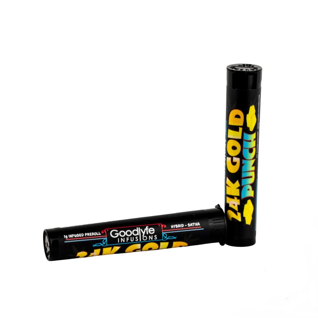 Photograph of product: Goodlyfe / Infused Pre-Roll/ 24K Gold Punch