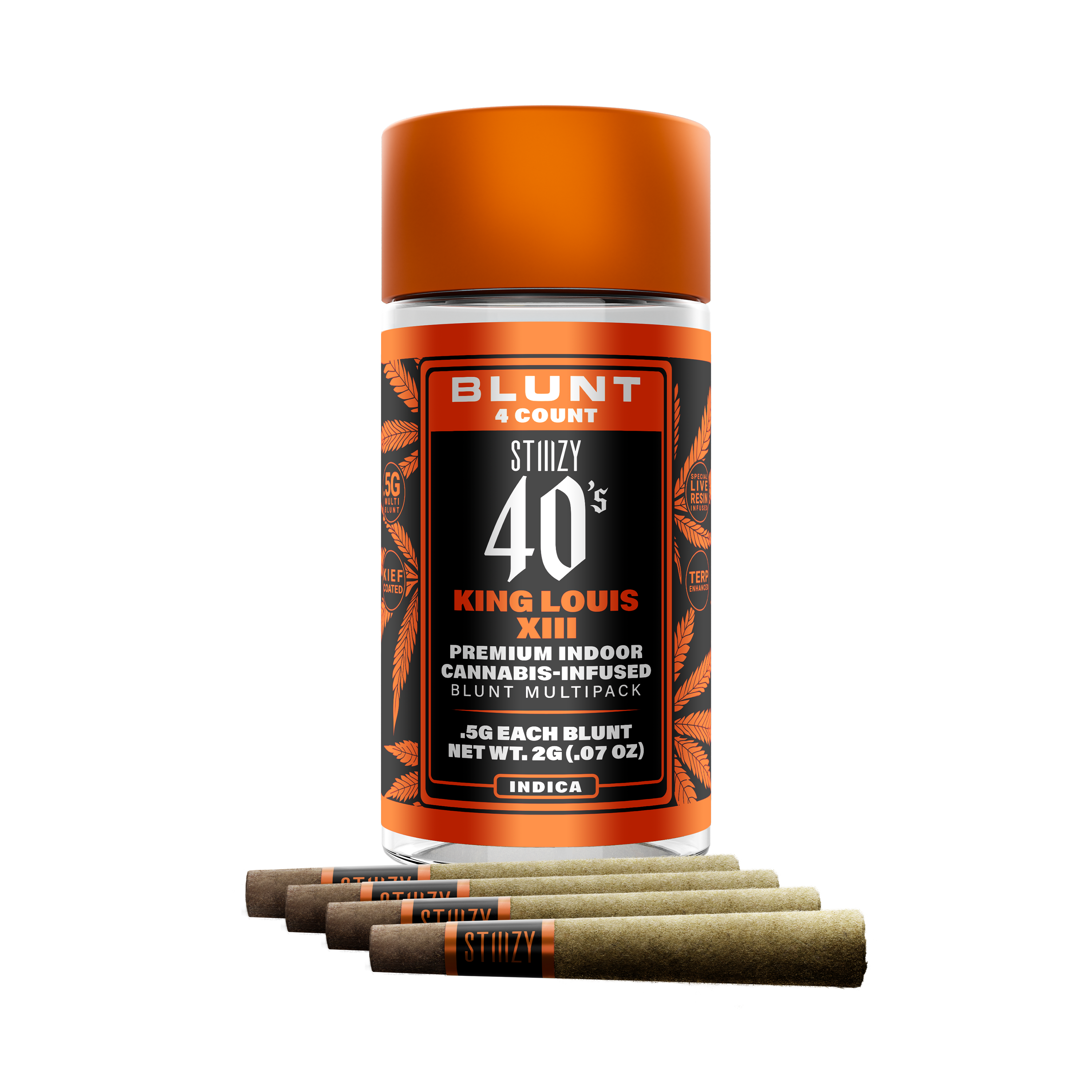 Photograph of product: King Louis Xiii Infused Blunts 4 Pack 0.5g {355}