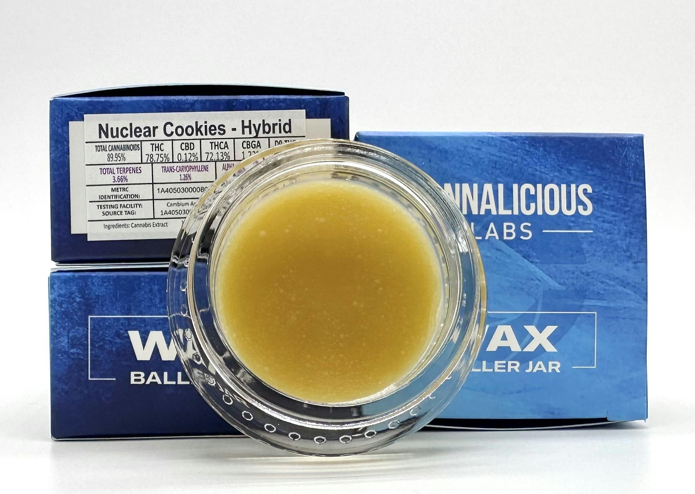 Photograph of product: Cannalicious Colombian Gold (Oui'd) Wax Baller