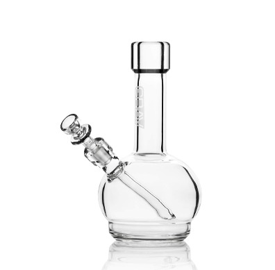 Photograph of product: 6" Grav Labs Round Base Mini Water Pipe (Clear)