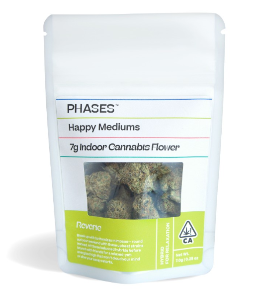 Photograph of product: Phases | Reverie | Gorilla Cookies | Indoor Flower | 1/4oz - 7g