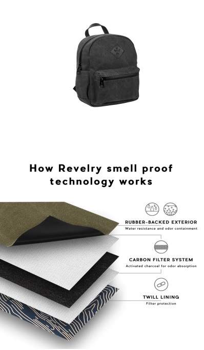 Photograph of product: Revelry | THE SHORTY Smoke Backpack $60