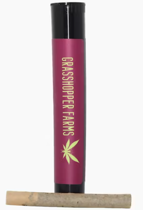Photograph of product: GRASSHOPPER INFUSED PRE-ROLL | RED WHITE & BERRY BLAST