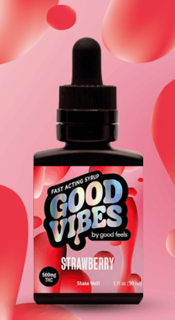 Photograph of product: Strawberry Fast Acting Syrup Tincture