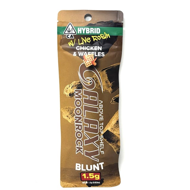 Photograph of product: Live Rosin Moonrock Blunt  - Chicken & Waffles - 1.5g