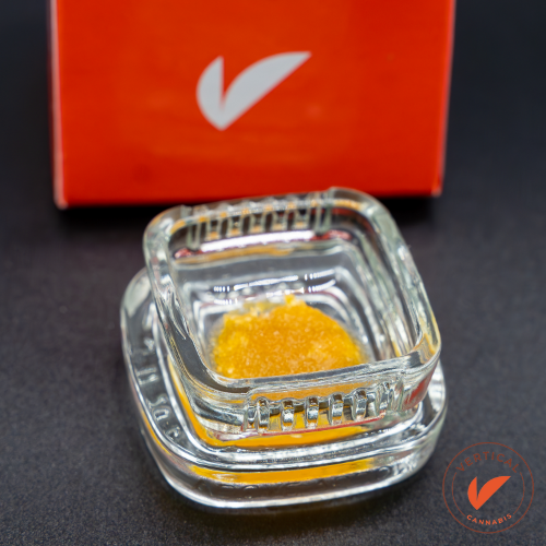 Photograph of product: VERTICAL - PLATINUM PAPAYA MIMOSA BADDER 2G HYBRID