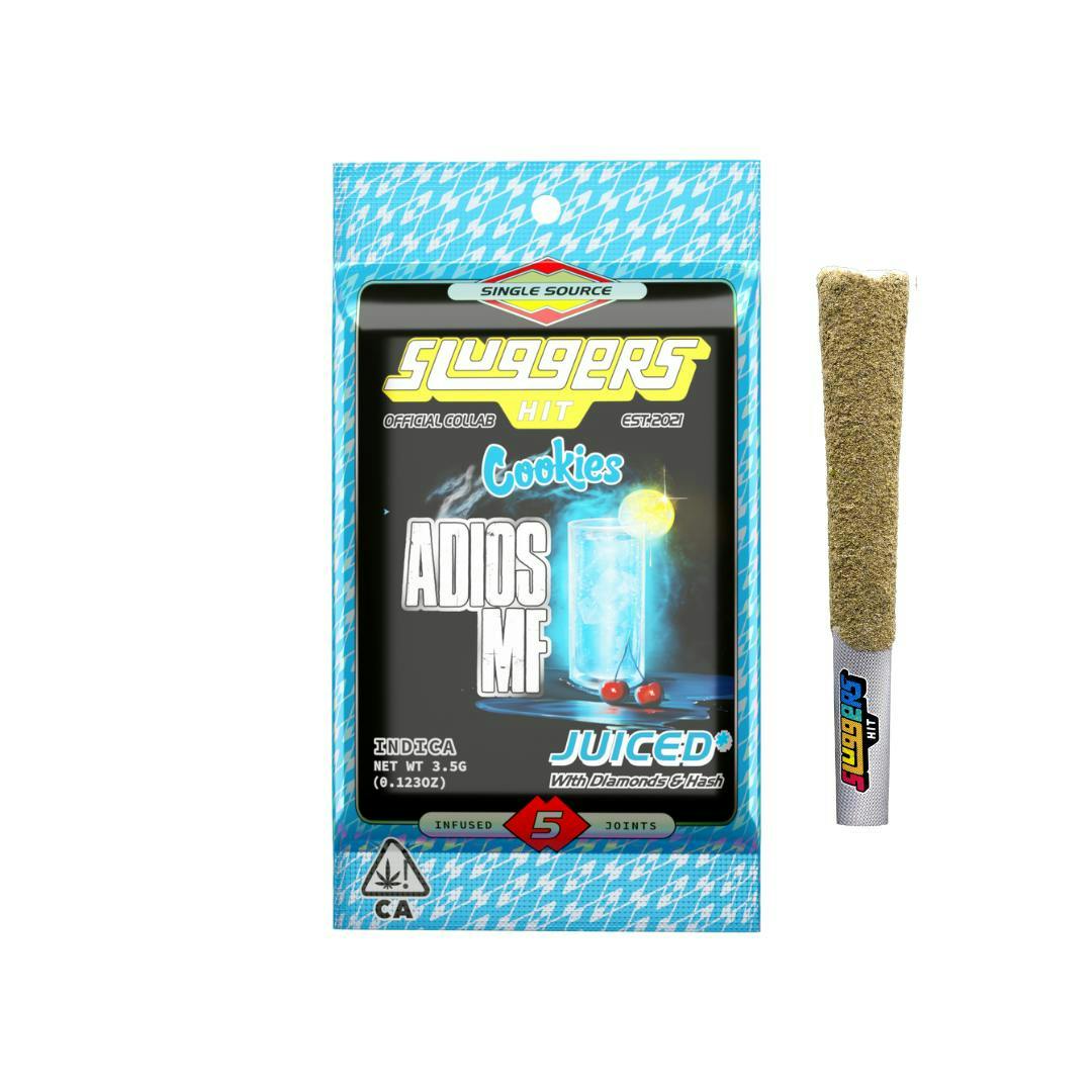Photograph of product: ADIOS MF [DIAMOND, au chocolat & KIEF INFUSED - 5PK] 3.5