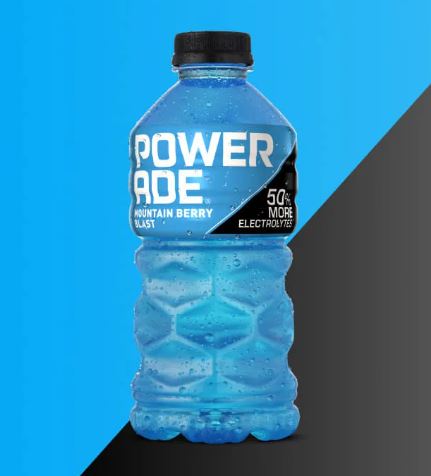 Photograph of product: Coke Product | Powerade | Mountain Blast