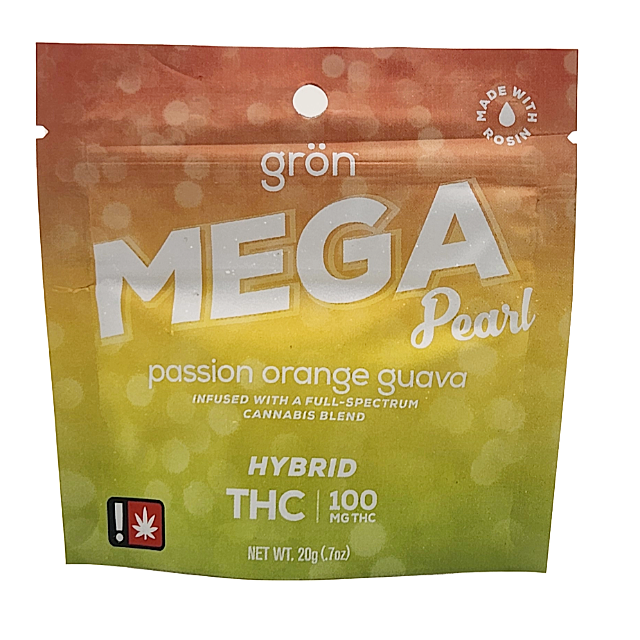 Photograph of product: Gron- 100mg Passion O.G. Mega Pearl